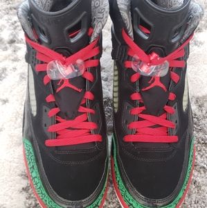 2017 Air Jordan Spizike ‘OG’ Retro Men Size 13 Black/Red/Green